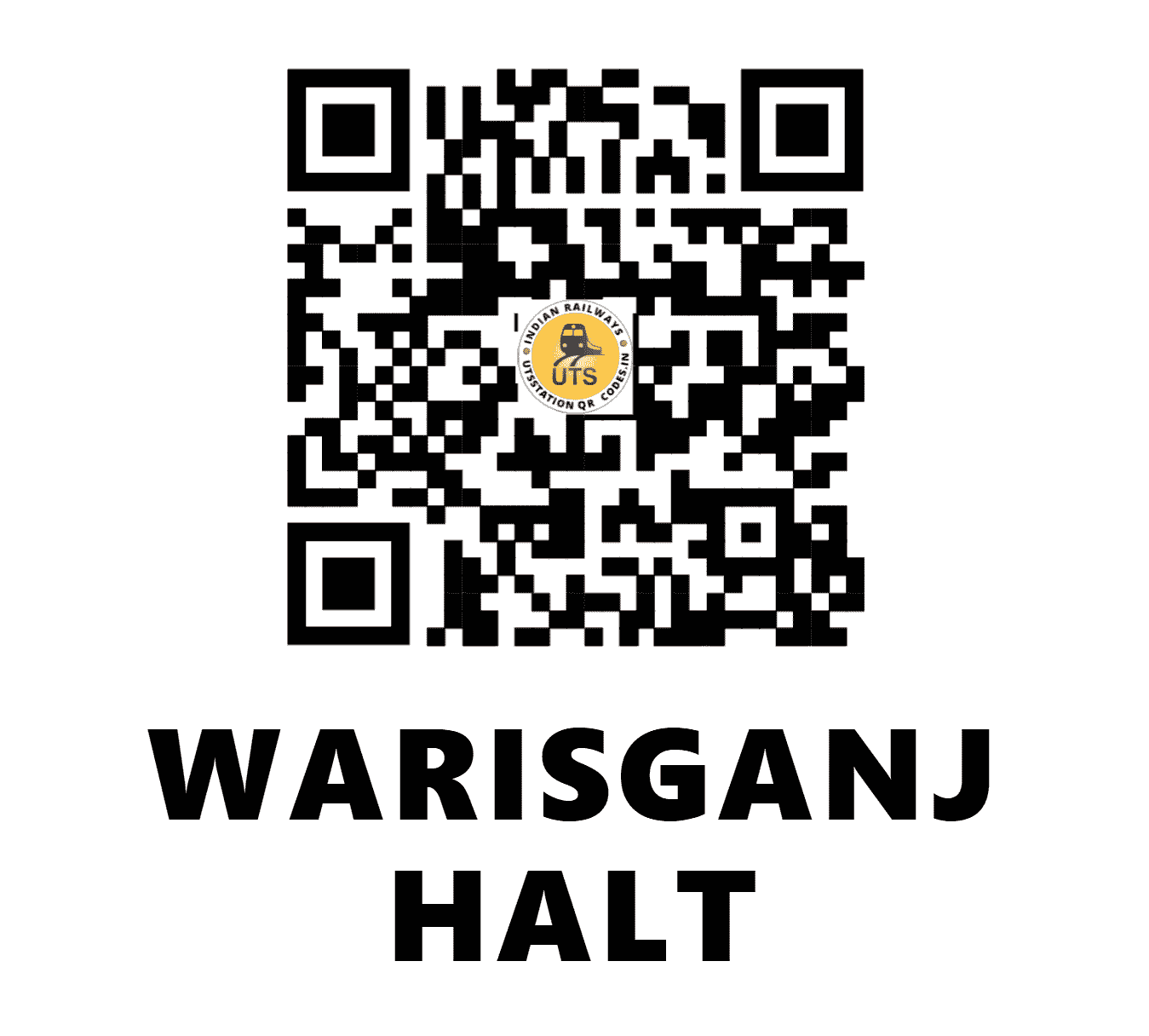UTS QR Code for WARISGANJ HALT - WGJ - NR (UTTAR PRADESH)